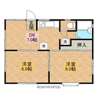 アネックス吉田【101号室】の間取り