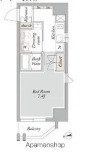 ジオエント御徒町【2階】の間取り