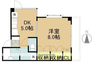 第2コーポRAN【201号室】の間取り