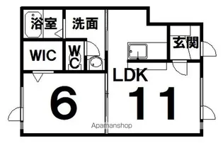カテリーナ【2-A号室】の間取り