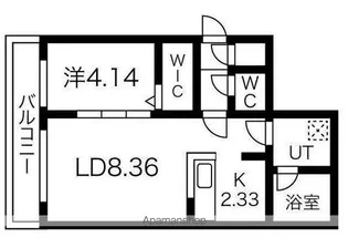 コローレ南郷【3階】の間取り