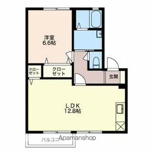 シャルマン大潟C【1階】の間取り