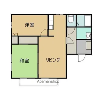 コーポカメリア【101号室】の間取り
