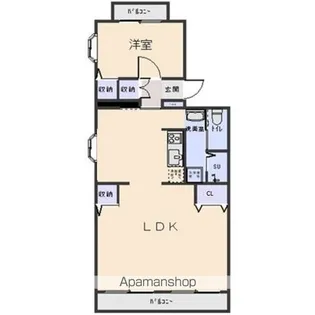 ダイアパレス白壁【3階】の間取り