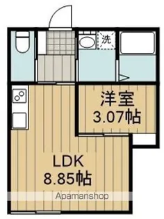 コンフォルタ小作【102号室】の間取り