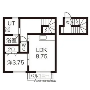ベル チェリー(BELLCHERRY)I棟【2階】の間取り