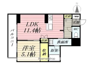 セリージャ デ トーア【4階】の間取り