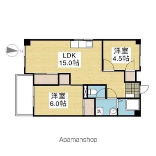 スミタスヴィレッジ空港通Ⅰ【701号室】の間取り