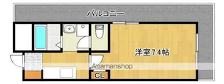 ブリリアントグリーン三国ヶ丘【4階】の間取り