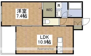 シャーメゾン川端町【1階】の間取り