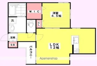 レジデンス中野中央【2階】の間取り