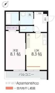 QUIET CRAB HOUSE MIX三ツ沢下町(仮)【2階】の間取り