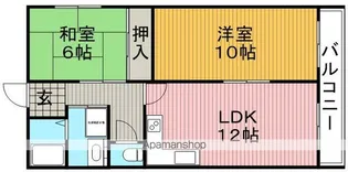 スカイホーム瀬川【1階】の間取り