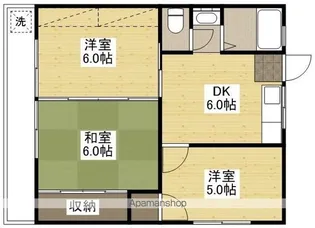 コーポ オオモトⅡ【1階】の間取り