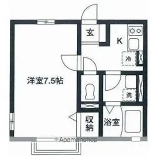 リッツハウス【1階】の間取り