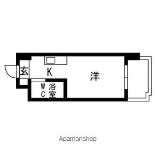 あおばビルN25【603号室】の間取り