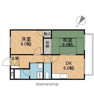 サンライズ【103号室】の間取り