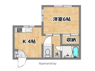 若林ビル【3階】の間取り