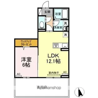 メゾンドミュゼ【1階】の間取り