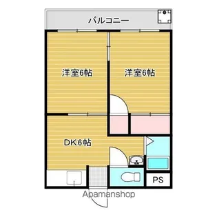 アーバンライフ若宮Ⅱ【1階】の間取り