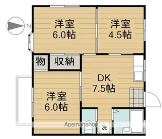 ルイーズハウス【1階】の間取り