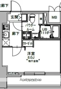SーRESIDENCE八丁堀UNA【4階】の間取り
