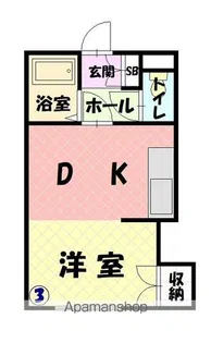 FREIA【303号室】の間取り