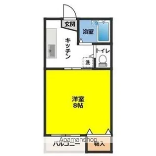 サン ポエム【1階】の間取り