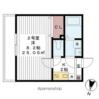 AJ八潮NorthⅠ【3階】の間取り
