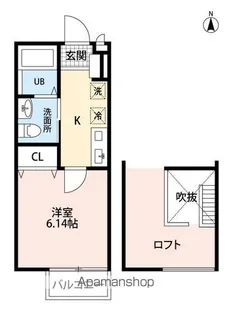 INFOGLIACLAIR(インフォリアクレール)【2階】の間取り