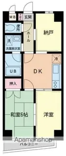 ロータリーハイム昭島【2階】の間取り