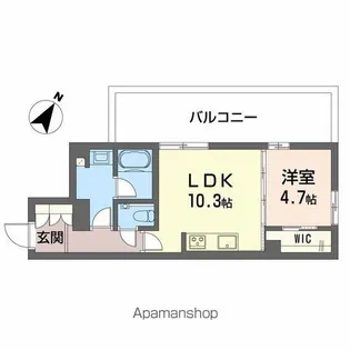 アンビエラ宝が丘【303号室】の間取り