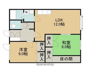 TMハイツ6【204号室】の間取り