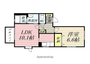 アルテアリスK【1階】の間取り