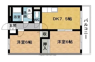ハピネス21【2階】の間取り