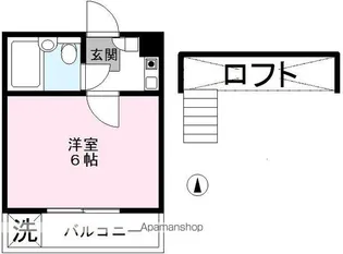 ジュネパレス新松戸第37【1階】の間取り