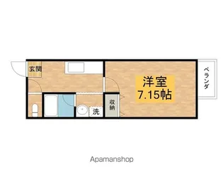 HOUSE I ROKUBANKAN【2-A号室】の間取り