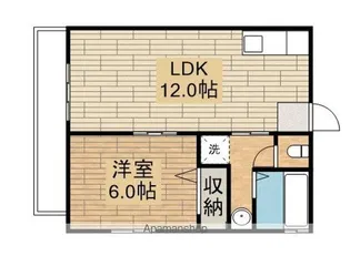 メゾンワタナベ【2階】の間取り