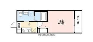 ラ リヴィエール テール稲毛【1階】の間取り