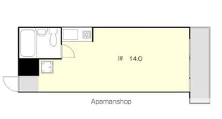 サンライズイセザキ【5階】の間取り