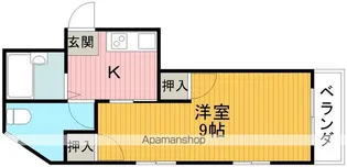 メゾンドール豊寿荘【5階】の間取り
