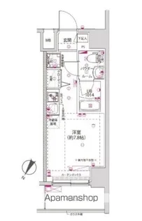 クラリッサ横浜シエル【7階】の間取り