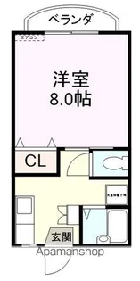 アルカディア【201号室】の間取り