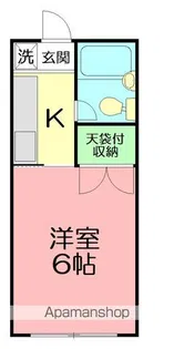 オリエントハイツNO.3【1階】の間取り