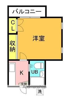 いろどりハイツ【207号室】の間取り