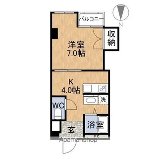 二の宮プラス【302号室】の間取り