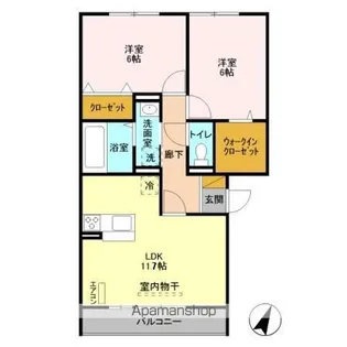 BRANCHE HILL(ブランシェヒル)【3階】の間取り