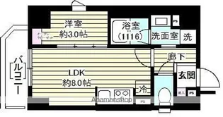 レガシア御茶ノ水【5階】の間取り