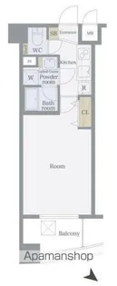 グリフィン横浜・プライムスクエア【8階】の間取り