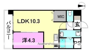 MAYFAIR南江戸PREMIUM【703号室】の間取り